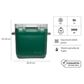 STANLEY COOLER  VERDE 28 LITROS