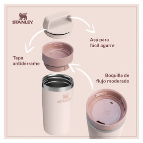 STANLEY CAFÉ-TO-GO ROSEQUARTZ 355 ML