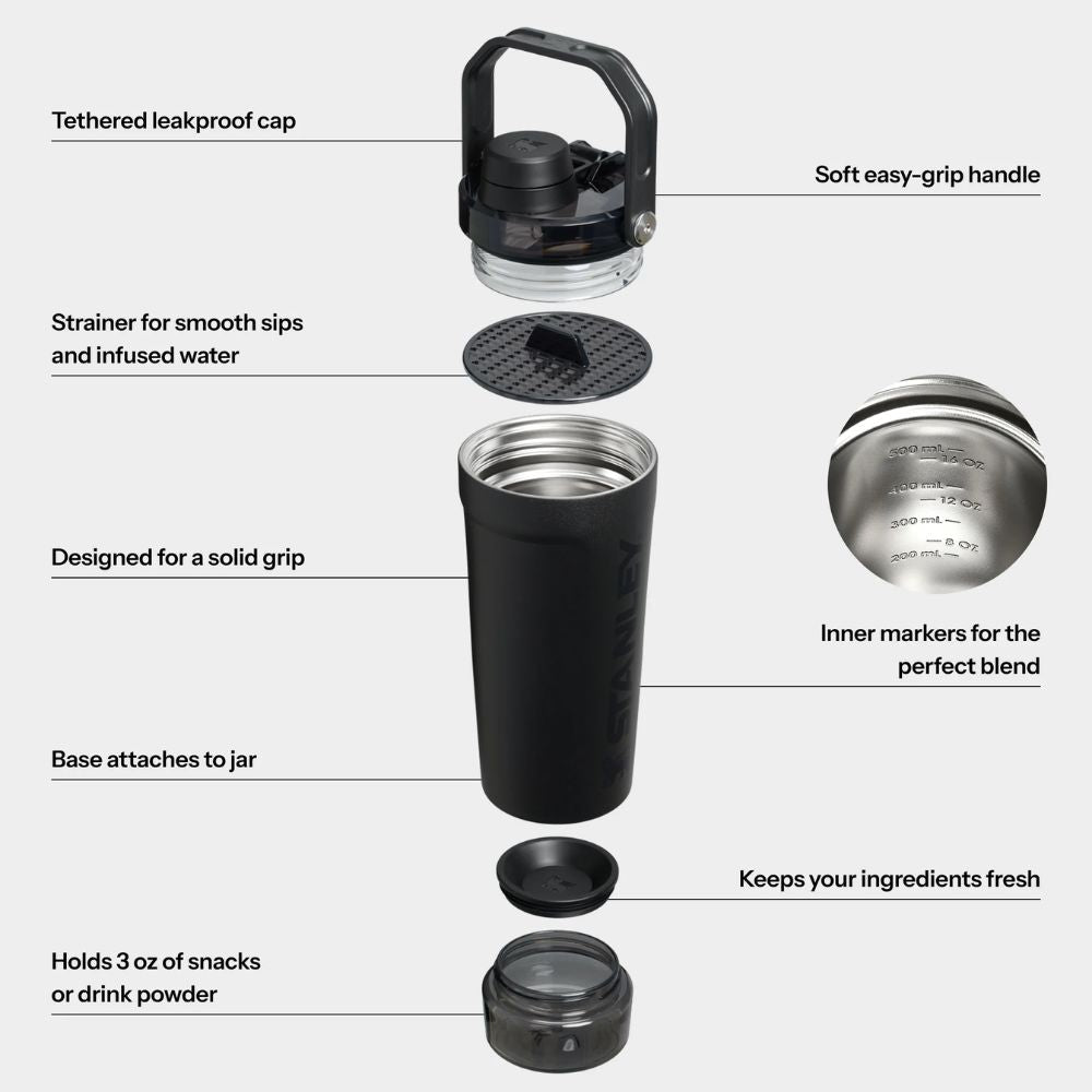 VITALIZE SHAKER BLACK 591 ML