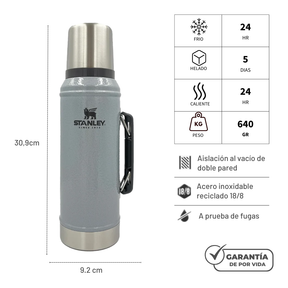 TERMO CLASSIC 946 ML HAMMERTONE SILVER